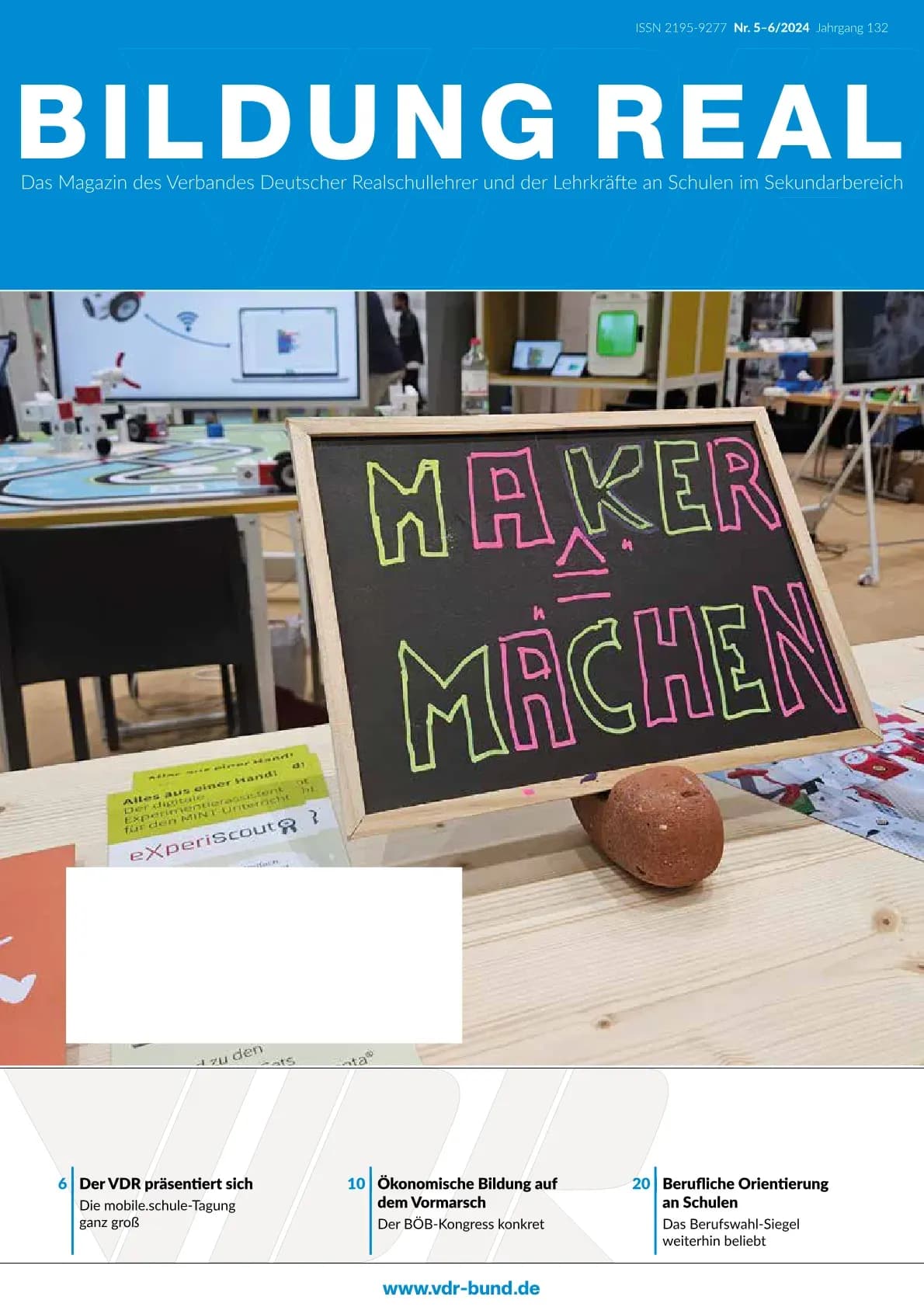 Titelfoto (Cover) für Magazin-Ausgabe: Bildung Real 5-6 2024